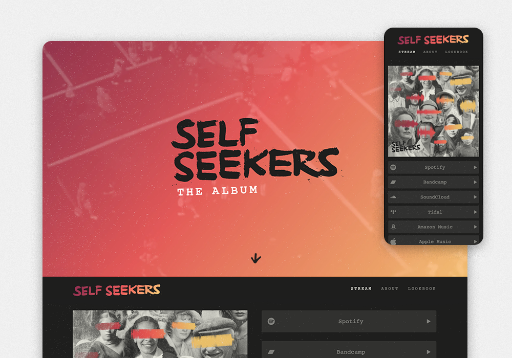 Self Seekers responsive website