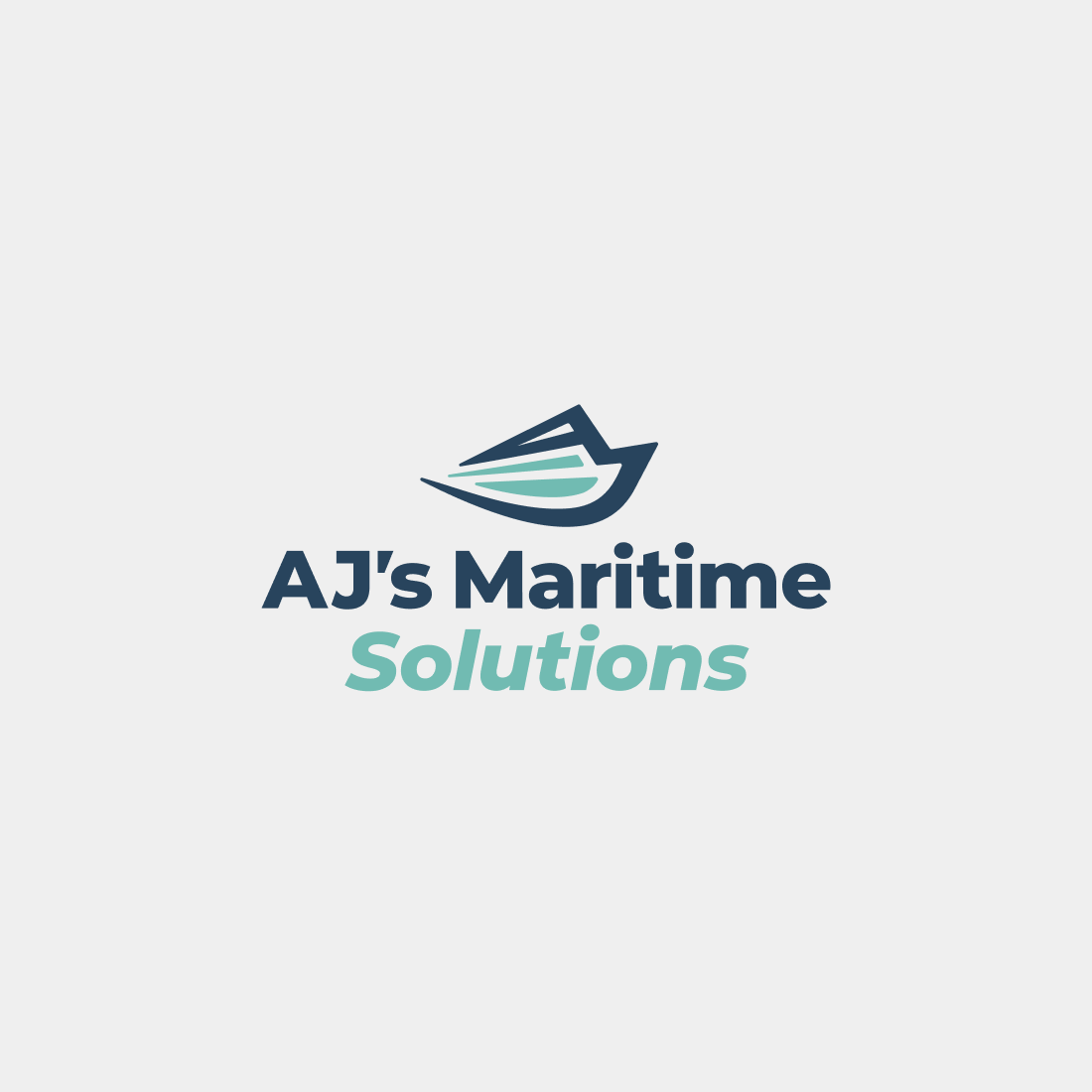 Logo for AJ's Maritime Solutions, based in South Carolina