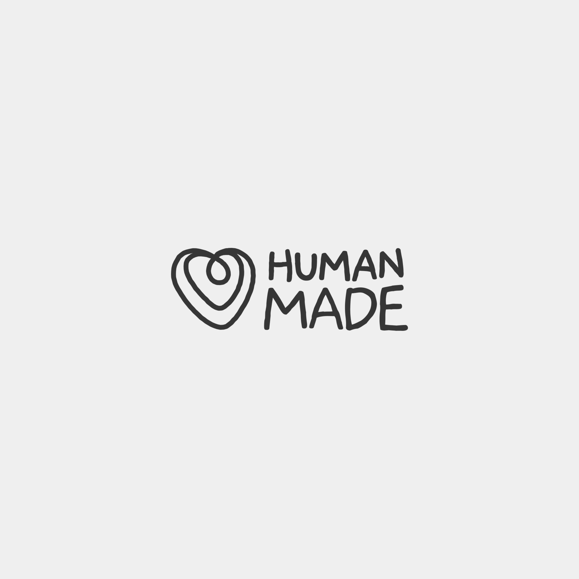 Logo for Human Made, a seal that distinguishes human-created art from AI-generated content